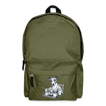 Sushi Jack Russell Terrier Maki Kimono Cadeau - Sac à dos - vert olive - Devant