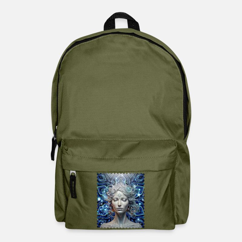 Cosmic Dream Goddess - Backpack - olive green