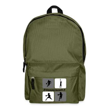 Basketball Silhouettes Dynamics - Backpack - olive green - Front