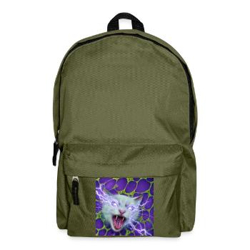 Neo cat - Backpack - olive green - Front