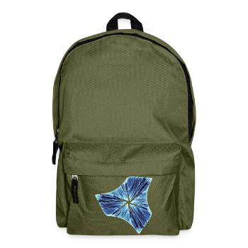 Arktischer Lichtzauber - Rucksack - Olivgrün - Vorne
