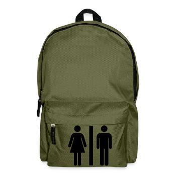 bad bath badewanne bathtube shower dusche41 - Rucksack - Olivgrün - Vorne