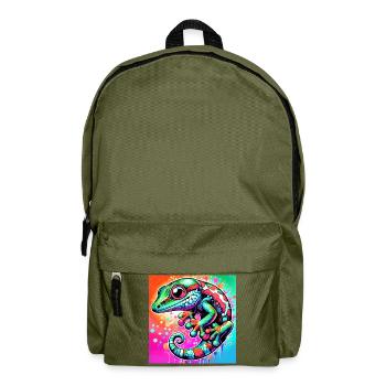 Gecko - Rucksack - Olivgrün - Vorne
