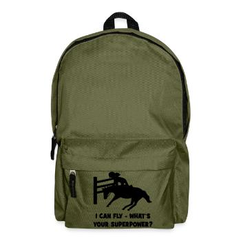 Springpferd - Rucksack - Olivgrün - Vorne
