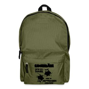Eulen - Legendäre Spaßvögel im September geboren - Rucksack - Olivgrün - Vorne