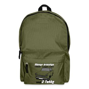  , DDR , 2 Hände 2 Augen 2 Eier 2 Takte (25 - Rucksack - Olivgrün - Vorne