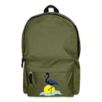 Blauer Flamingo - Rucksack - Olivgrün - Vorne