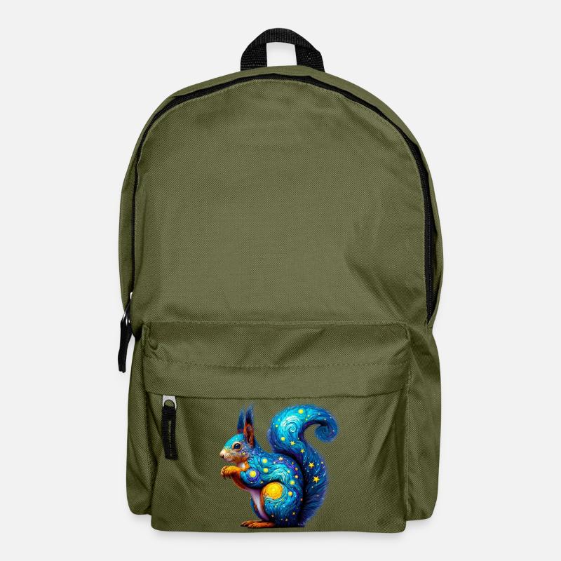 Écureuil - Sac à dos - vert olive