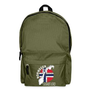 Sognefjord - Backpack - olive green - Front