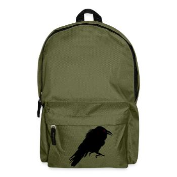 Krähe - Rucksack - Olivgrün - Vorne