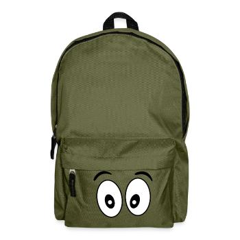Augen - Rucksack - Olivgrün - Vorne
