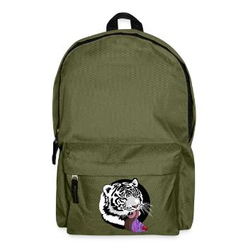 Naschkatze - Rucksack - Olivgrün - Vorne