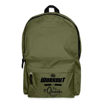 workout queen - Rucksack - Olivgrün - Vorne