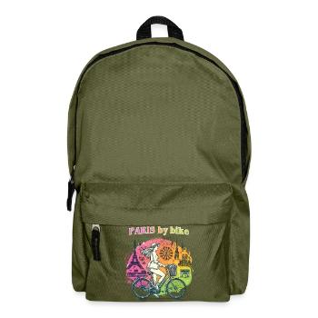Paris by Bike Rainbow City Ride - Backpack - olive green - Front