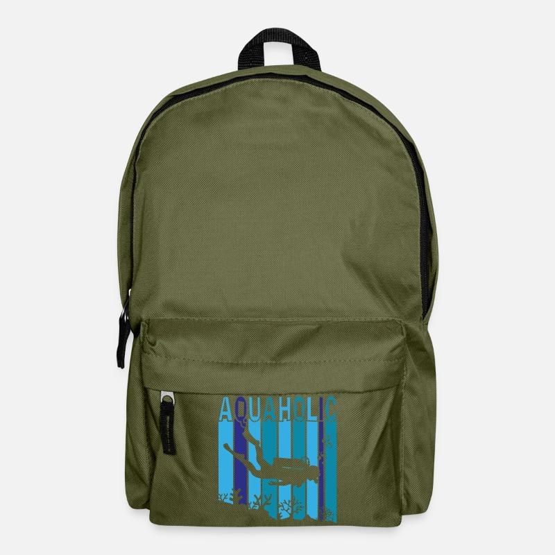 Aquaholic - Rucksack - Olivgrün