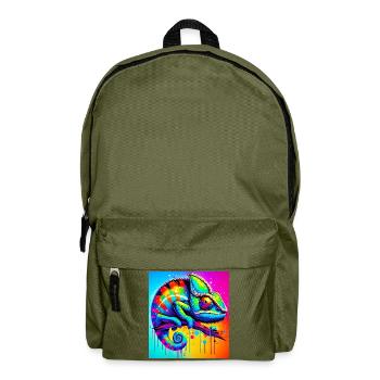 caméléon - Sac à dos - vert olive - Devant