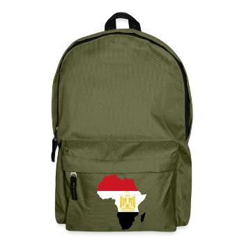 Ägypten_Flagge_Afrika - Rucksack - Olivgrün - Vorne
