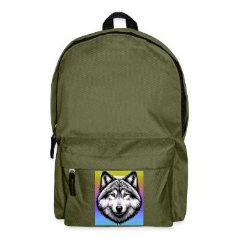 Wolf - Rucksack - Olivgrün - Vorne