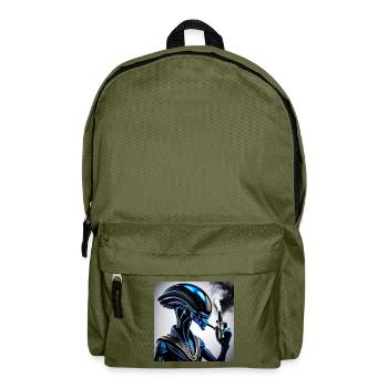 Blauer Droid Dampfer Vibe - Rucksack - Olivgrün - Vorne