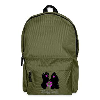 fluffy girls - Rucksack - Olivgrün - Vorne