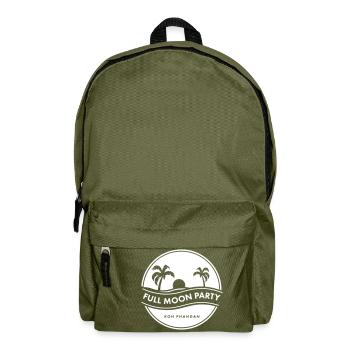 full moon party - Rucksack - Olivgrün - Vorne
