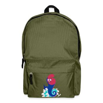 Surfy Spiral Spirit - Backpack - olive green - Front