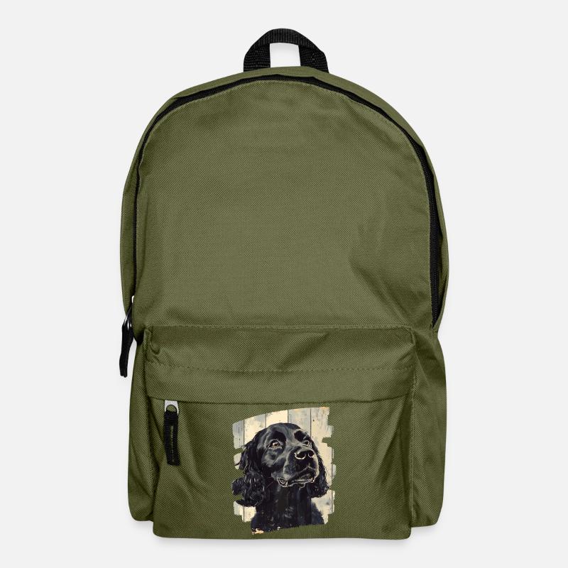 Cocker Spaniel - Rucksack - Olivgrün