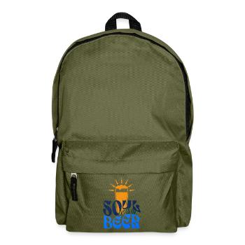 Soul Full Of Beer - Backpack - olive green - Front
