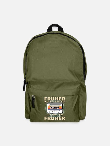 Früher war alles besser - Ich bin von früher - Rucksack - Olivgrün