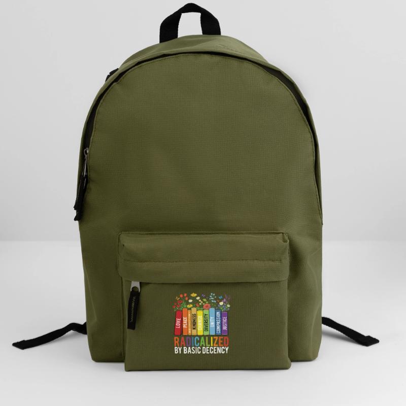 Radicalized Basic Decency Kindness Equality  Backpack