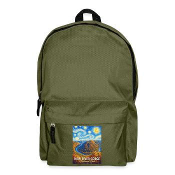 New River Gorge Landschaft National Park - Rucksack - Olivgrün - Vorne
