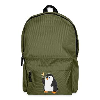 Penguin Torch - Backpack - olive green - Front