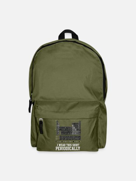Periodisch Shirt: I Wear This - Rucksack - Olivgrün