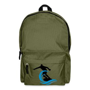 Surfeur - Sac à dos - vert olive - Devant