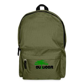 Outdoor Baum - Rucksack - Olivgrün - Vorne