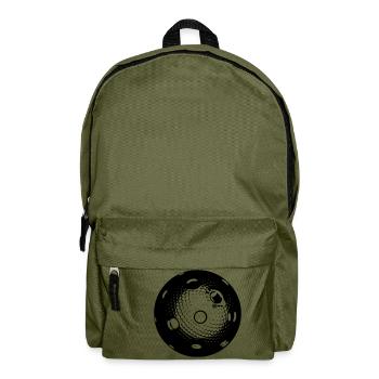 Unihockey Ball - Rucksack - Olivgrün - Vorne