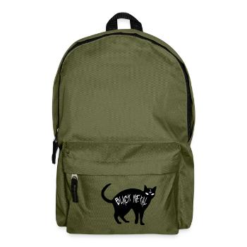 Katze Black Metal - Black Metal Katze - Rucksack - Olivgrün - Vorne