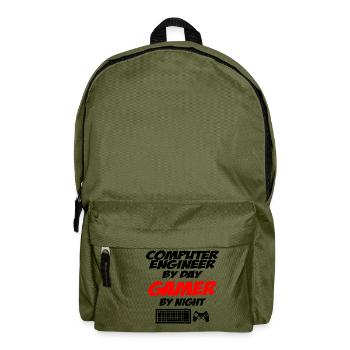 Computer engineer Gamer - Rucksack - Olivgrün - Vorne