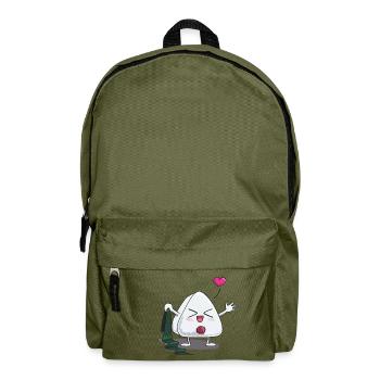 Onigirp - strip - Rucksack - Olivgrün - Vorne