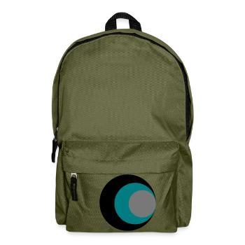 circles - Backpack - olive green - Front