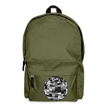 Disko Kugel - Rucksack - Olivgrün - Vorne