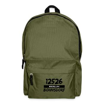 12526 Berlin Bohnsdorf - Rucksack - Olivgrün - Vorne