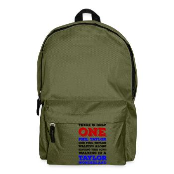 One Phil Taylor - Rucksack - Olivgrün - Vorne