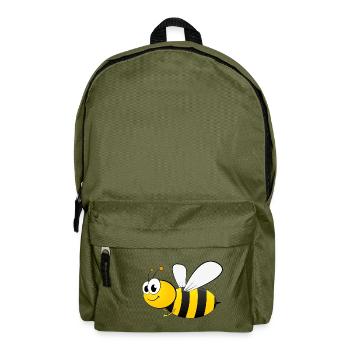 fleißiges Bienchen - Rucksack - Olivgrün - Vorne