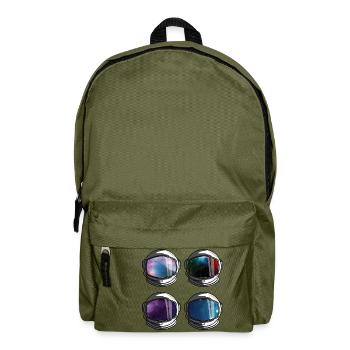 Zum Flug bereit - Rucksack - Olivgrün - Vorne