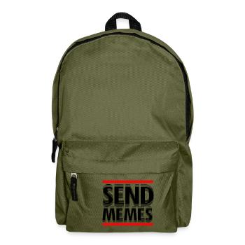 Sende Memme Shirt - Rucksack - Olivgrün - Vorne