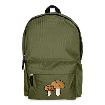 Pilze - Rucksack - Olivgrün - Vorne