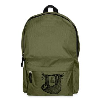 Der faule, tierische, begrenzte Nervenzusammenbruch - Rucksack - Olivgrün - Vorne
