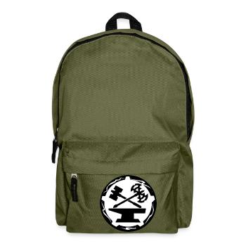 Zwergen Wappen (größer) - Rucksack - Olivgrün - Vorne