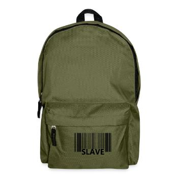 Shopping Sklave Materialismus - Rucksack - Olivgrün - Vorne